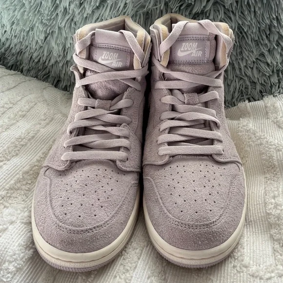 NWOT Women's Air Jordan 1 Zoom Air CMFT "Light lavender", size 10 - Picture 4 of 16